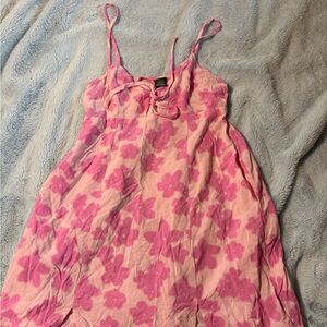 Wild Fable Pink Tie-Dye Spaghetti Strap Dress